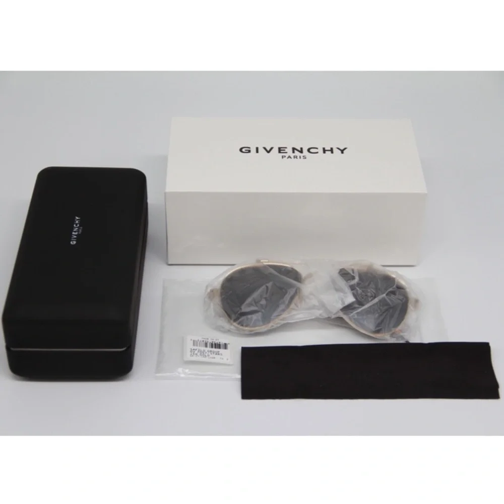 NEW GIVENCHY AVIATOR SUNGLASSES GV7057/STARS J5G GOLD AVIATOR GIVENCHY GV 7057/S - Picture 15 of 15